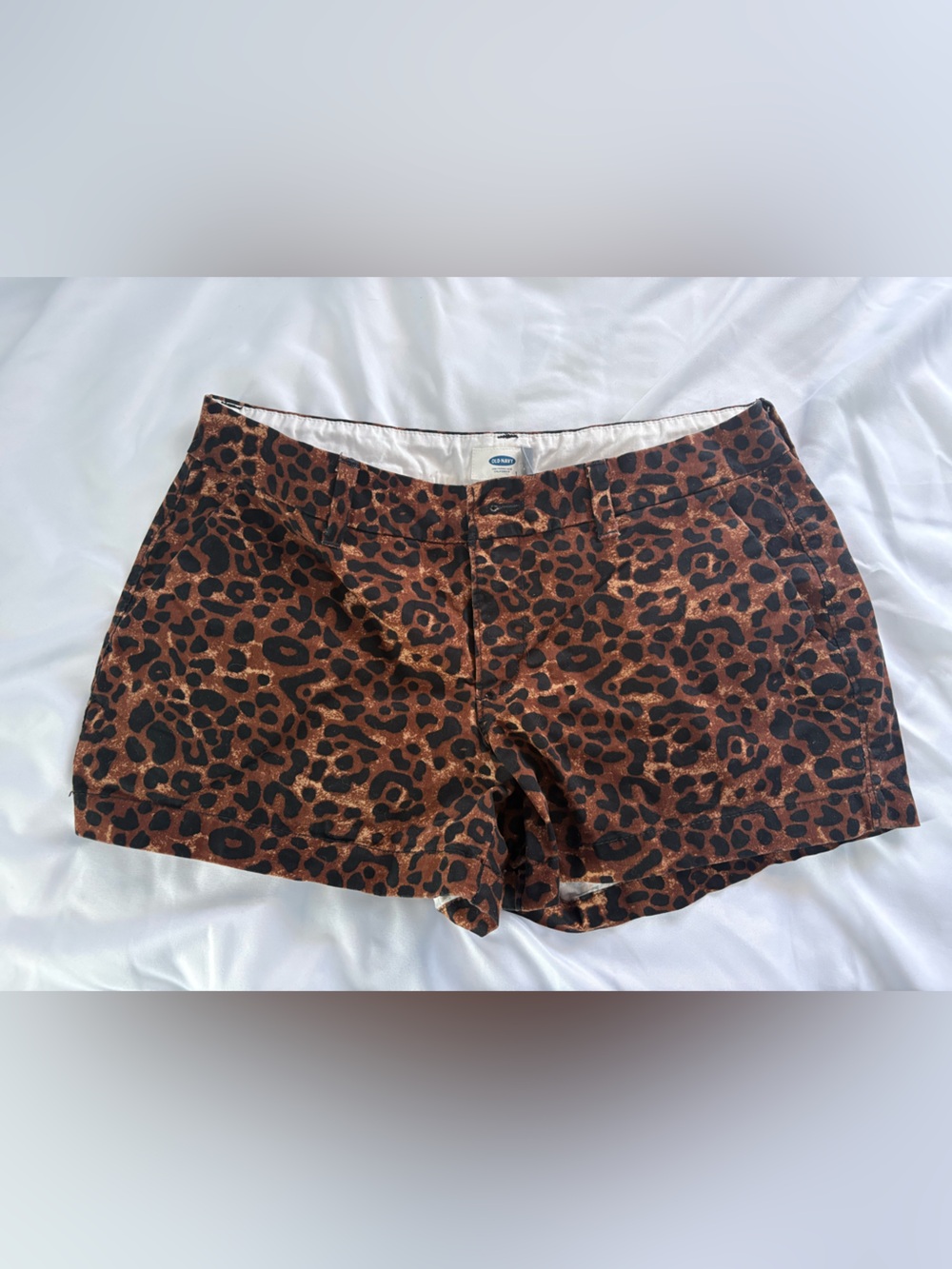Old Navy Leopard Print  Shorts - Brown & Black